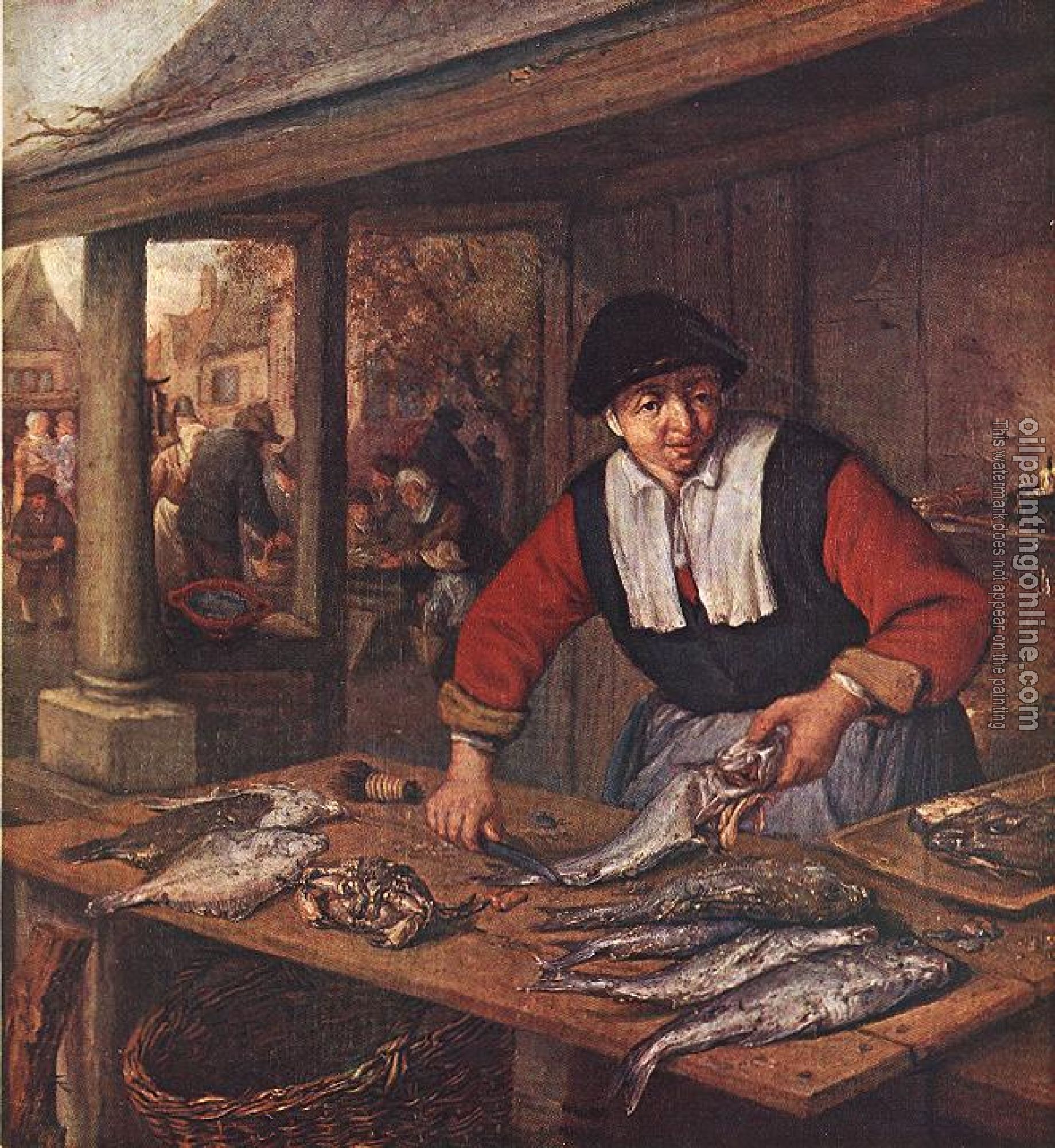 Ostade, Adriaen Jansz van - The Fishwife